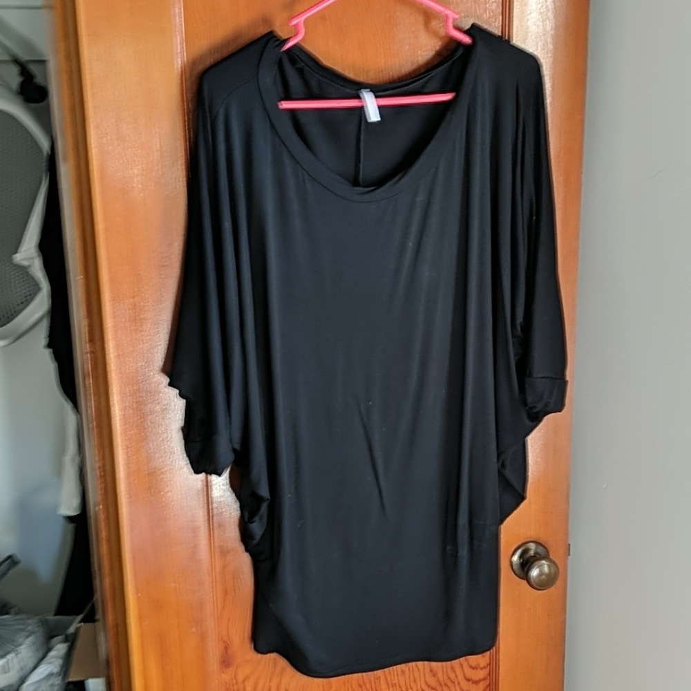 Pink Blush maternity dolman style top